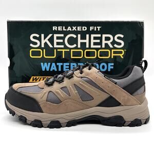Skechers Outdoor Shoes Mens 12 Selmen Waterproof Relaxed Fit Air-Cooled Memory